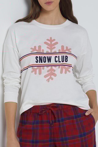 T-shirt de pyjama Sten - Blanc