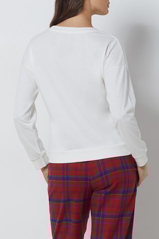 T-shirt de pyjama Sten - Blanc