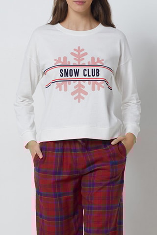 T-shirt de pyjama Sten - Blanc