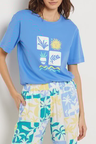 T-shirt de pyjama Gabspe - Bleu