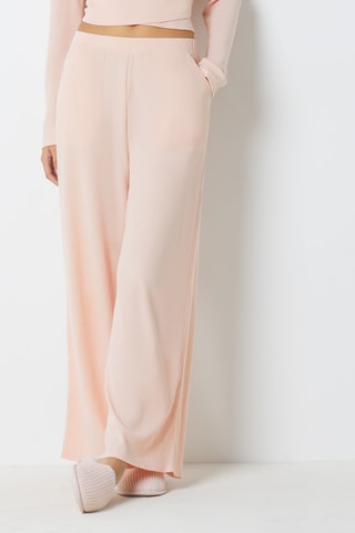 Pyjamabroek hoge taille Dolia - Zalmroze