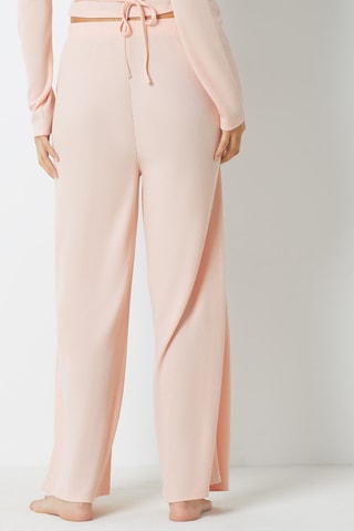 Pyjamabroek hoge taille Dolia - Zalmroze