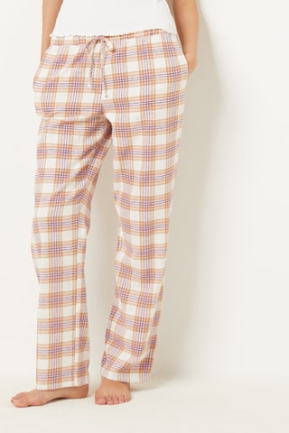 Pantalon de pyjama Ceris - Ecru et orange