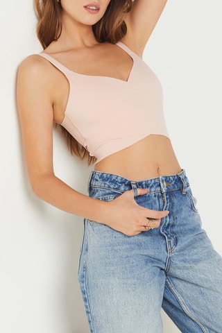 Crop top 24 hours - Beige