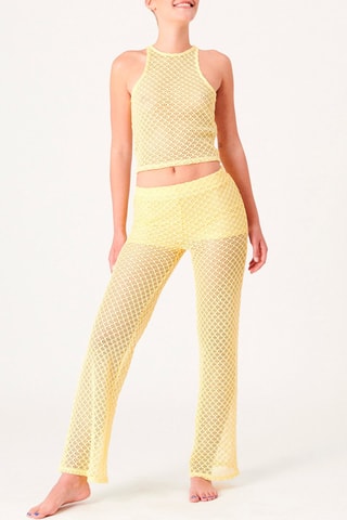 Crop top Beacheriz Jaune