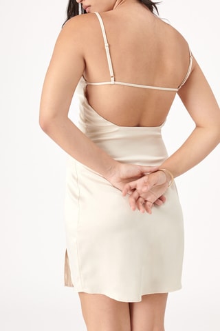 Robe courte Minislipiz Ecru