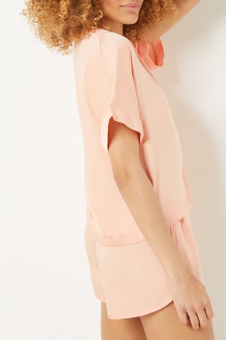 Chemise de pyjama Tizi - Orange clair