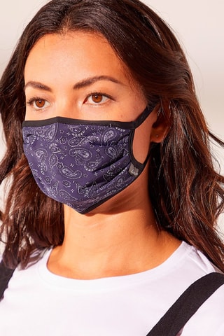 Masque en tissu - Bleu
