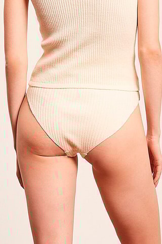 Culotte taille haute Mezzo Écru