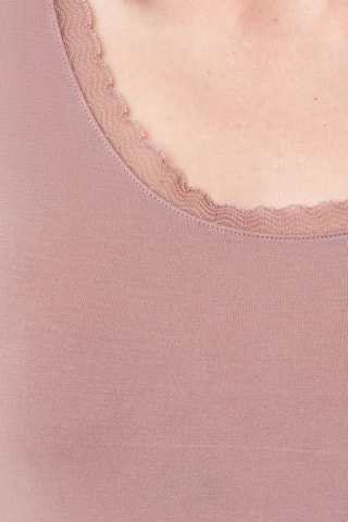 T-shirt Warm me up lace Taupe
