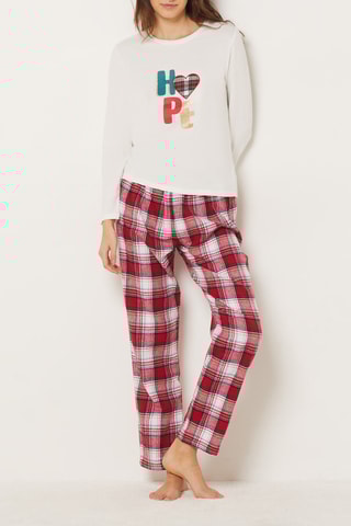 T-shirt de pyjama Virginien - Blanc