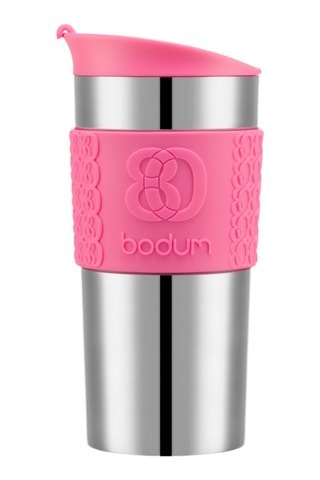 Caneca de viagem isotérmica em aço inoxidável e silicone Travelmug - 35 cl