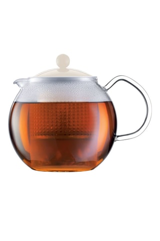 Chaleira de pistão em vidro borossilicato Assam - 1 l