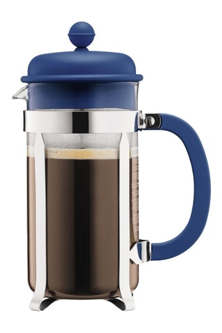 Cafeteira com pistão em aço inoxidável e vidro borossilicato Caffetiera - 1 l