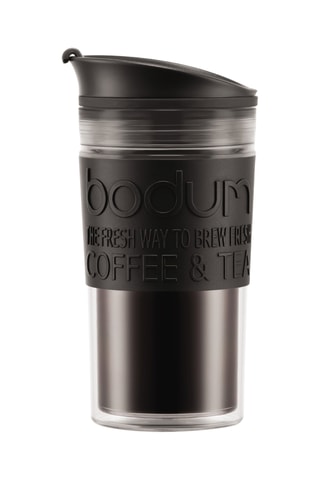 Caneca de viagem isotérmica em aço inoxidável e silicone Travelmug - 35 cl