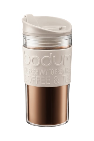 Caneca de viagem isotérmica em aço inoxidável e silicone Travelmug - 35 cl