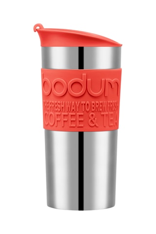 Caneca de viagem isotérmica em aço inoxidável e silicone Travelmug - 35 cl