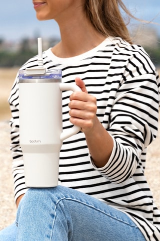 Caneca de viagem isotérmica em aço inoxidável - 1,2 l