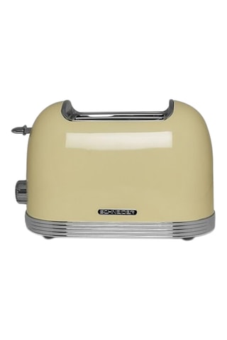 Grille-pain vintage - 815 W - 2 fentes - Beige