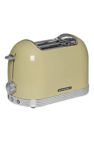 Grille-pain vintage - 815 W - 2 fentes - Beige