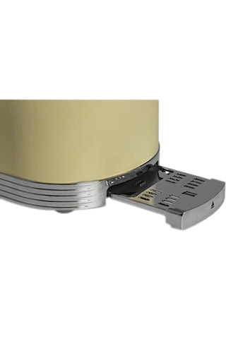 Grille-pain vintage - 815 W - 2 fentes - Beige
