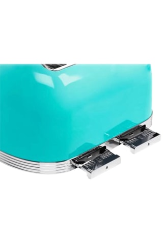 Grille-pain vintage - 1630 W - 4 fentes - Turquoise