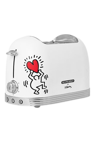 Grille-pain Keith Haring - 815 W - 2 fentes - Blanc