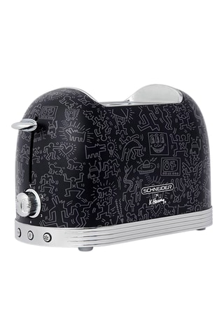 Grille-pain Keith Haring - 815 W - 2 fentes - Noir