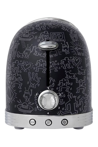 Grille-pain Keith Haring - 815 W - 2 fentes - Noir