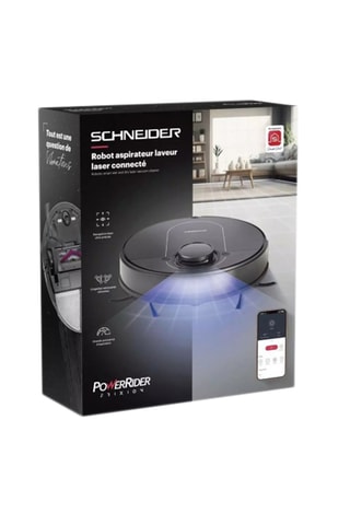 Aspirateur robot laser connecté PowerRider Frixion - 3 h d'autonomie