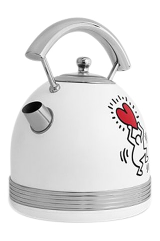 Bouilloire sans fil Keith Haring - 1,7 l - 2200 W - Blanc