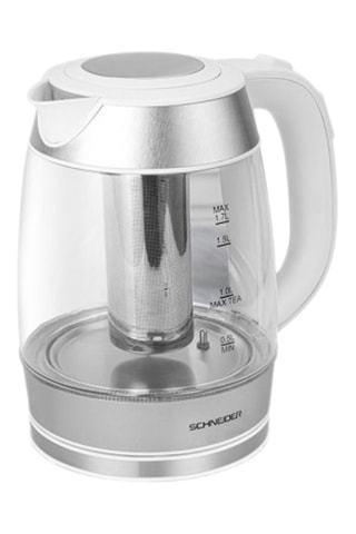 Bouilloire théière avec infuseur - 1,7 l - 2200 W - Blanc