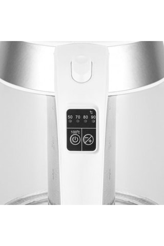 Bouilloire théière avec infuseur - 1,7 l - 2200 W - Blanc