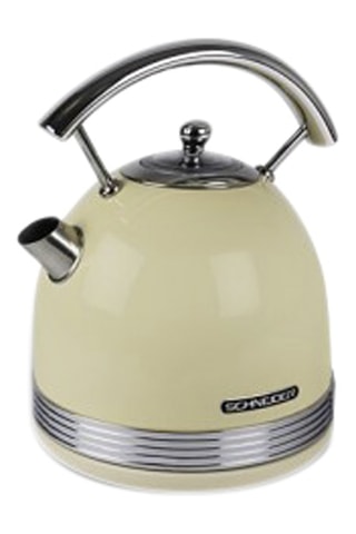 Bouilloire sans fil vintage - 1,7 l - 2200 W - Beige