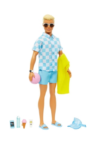 Ken® op het Strand Barbie-pop - Vanaf 3 Jaar