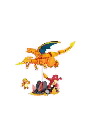 Figuur Charmander en zijn Evoluties Zelf Maken Pokemon - 300-Delig - Vanaf 7 Jaar