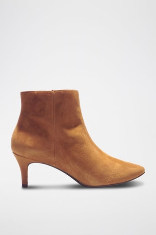 Nubuck Enkellaarzen Camel