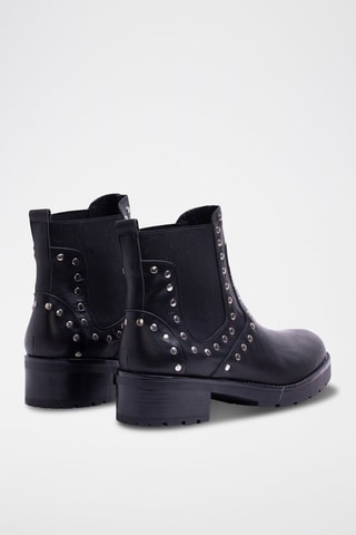 Leren Chelsea Boots Zwart