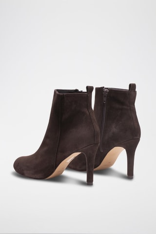 Nubuck Enkellaarzen Wanda Bruin