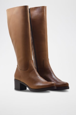 Leren Laarzen camel