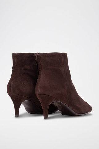 Nubuck Enkellaarzen Bruin