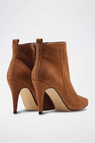 Nubuck Enkellaarzen Greta - Camel