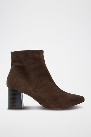 Nubuck Enkellaarzen Anastasia - Bruin
