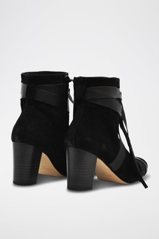 Nubuck Enkellaarzen Lutrell - Zwart