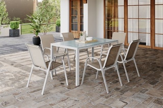 Ensemble de jardin Minorca - 6 places