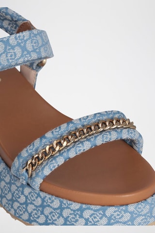 Sandales plateformes Frida - Bleu