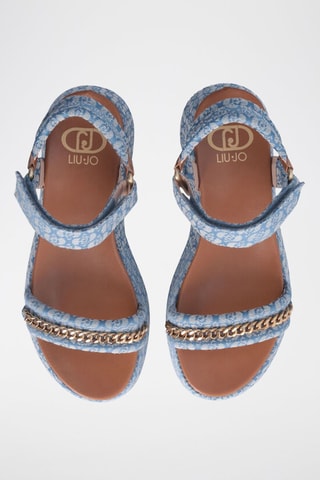 Sandales plateformes Frida - Bleu