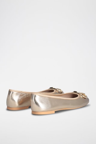 Ballerines en cuir de mouton Dafne - Doré