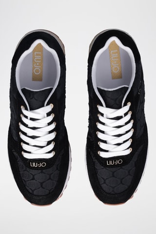 Baskets en cuir de taureau Wonder - Noir