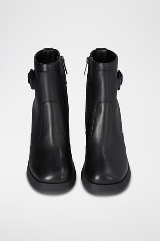 Bottines en cuir - Noir